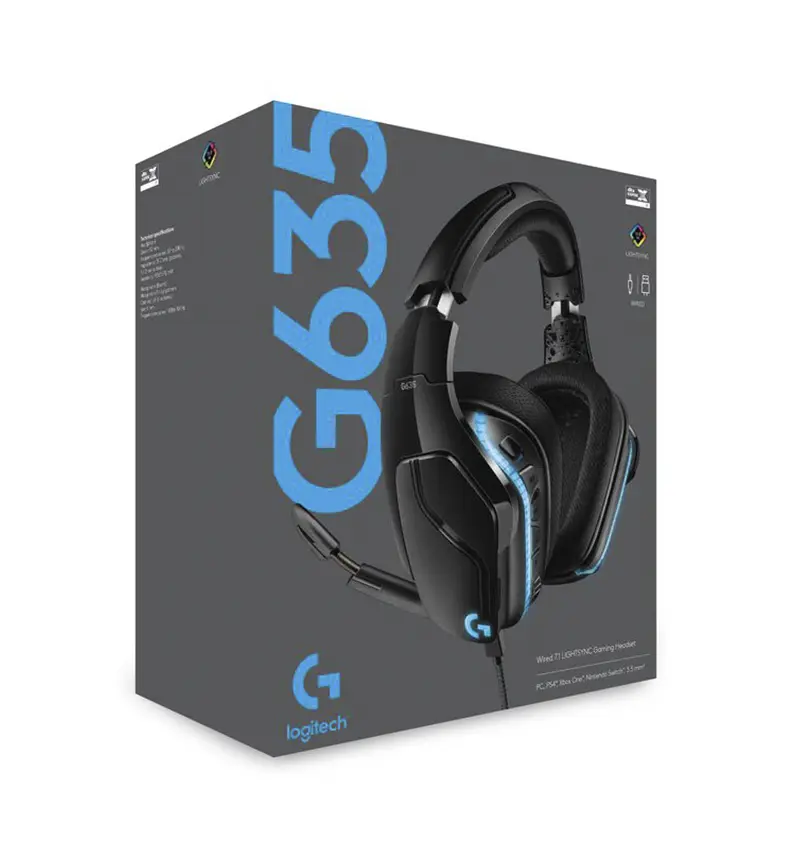 Auriculares Logitech Gamer G635 7.1 Surround — ZonaTecno