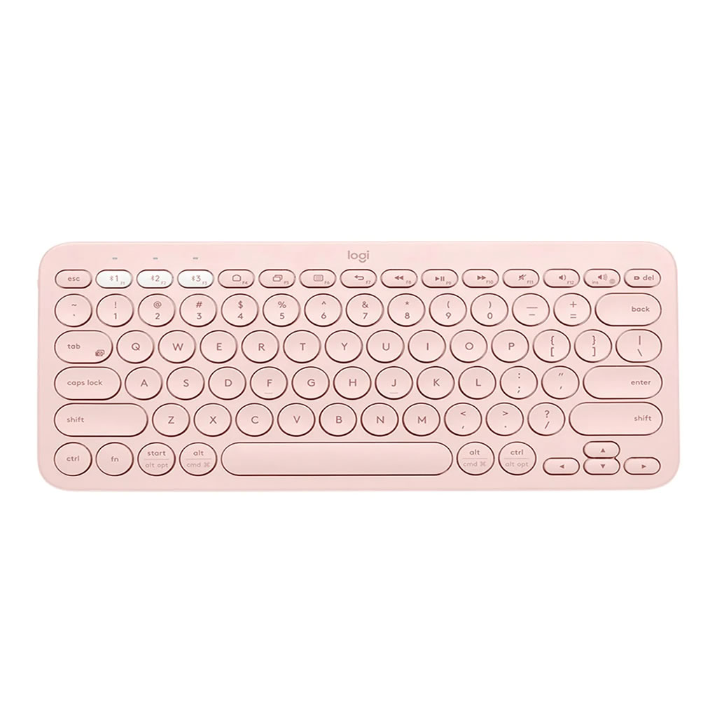 Teclado rosa online logitech