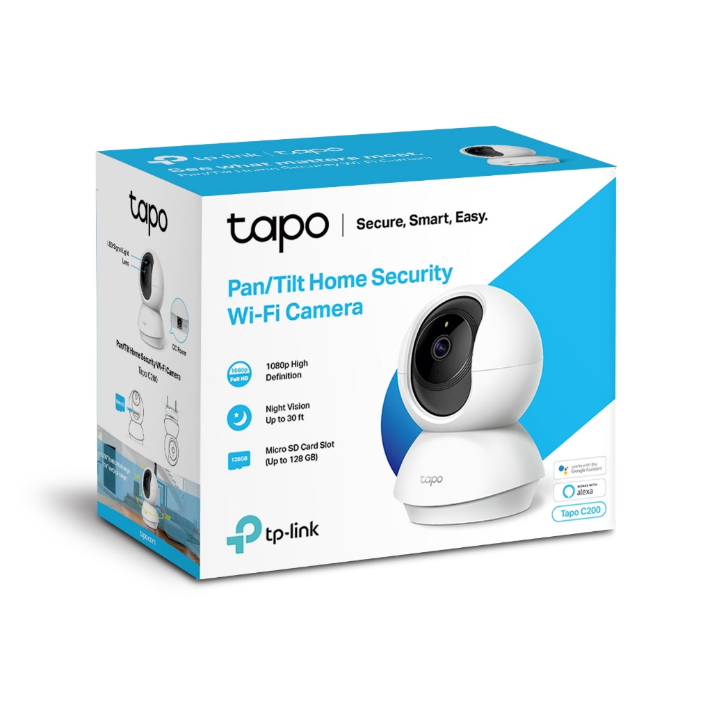 Comprar Cámara Rotatoria de Seguridad Wi-Fi TP-Link Tapo C200