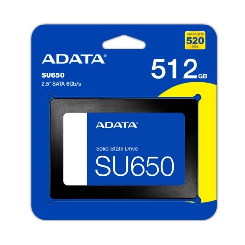adata-ssd-ultimate-su650-512gb-sata3-2.webp SSD Adata Ultimate SU650 512GB SATA III - Actualiza tu PC con velocidad profesional - Imagen 2