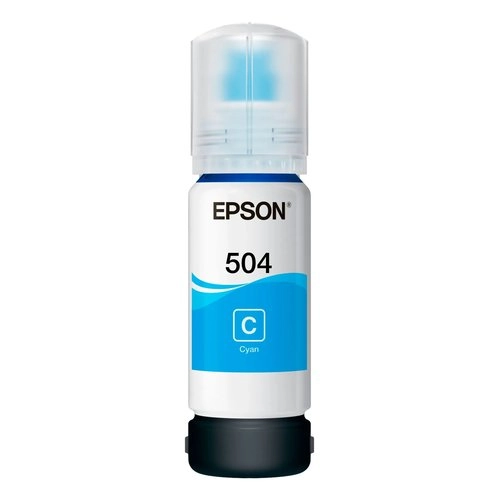 Tinta Original Epson T504220-AL Cyan - 6000 páginas de impresión brillante garantizada - Imagen 1