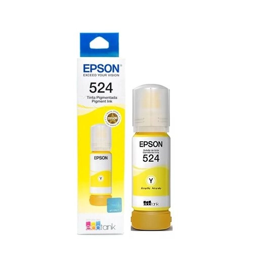 Tinta Original Epson T524420-AL Amarilla EcoTank - 7500 páginas de impresión brillante - Imagen 1