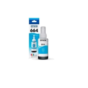 Tinta Original Epson T664 Cyan para L200/L210/L355 - 70ml Rendimiento Garantizado - Imagen 3