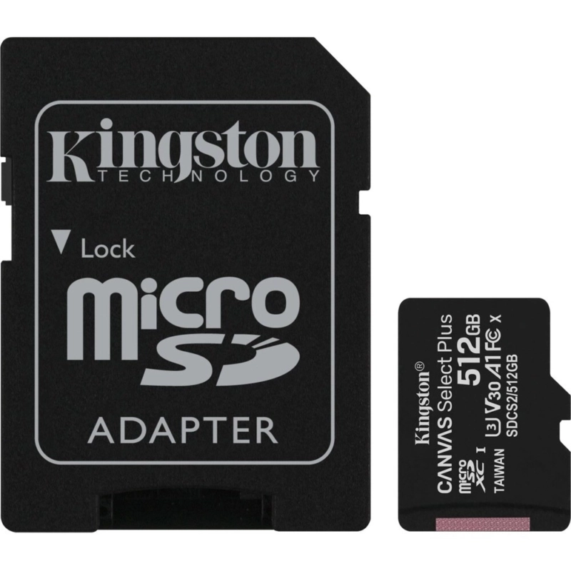 Kingston Canvas Select Plus 512GB microSDXC - Tarjeta Ultra Rápida 100MB/s para Móviles y Cámaras - Imagen 3