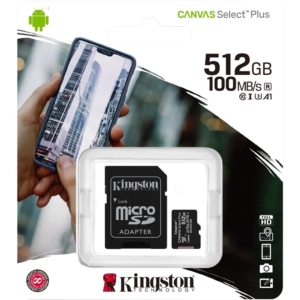 Kingston Canvas Select Plus 512GB microSDXC - Tarjeta Ultra Rápida 100MB/s para Móviles y Cámaras - Imagen 4