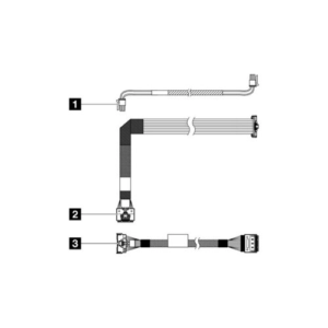 Lenovo ThinkSystem SR630 V3 Kit Cables RAID Interno 4X97A87137 - Imagen 2
