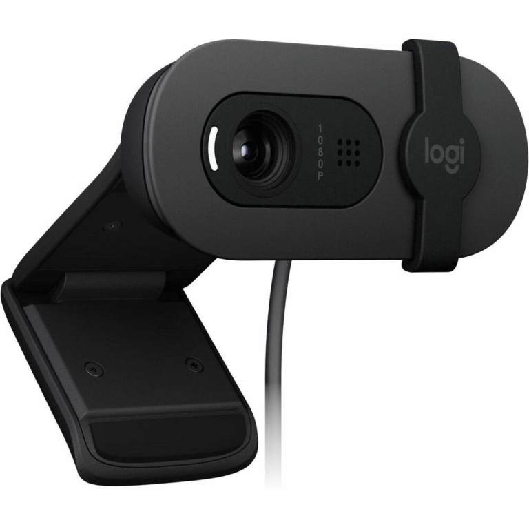 Logitech Brio 100 Graphite Webcam Full HD 1080p con Balance de Luz Automático y Privacidad - Imagen 1