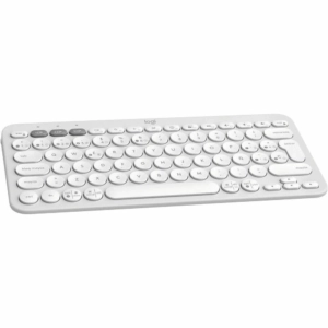 Logitech K380s Pebble Keys 2 Teclado Bluetooth Multidispositivo Ultradelgado Blanco - Imagen 2