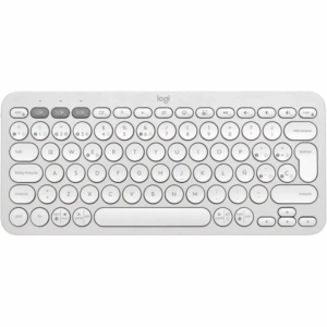 Logitech K380s Pebble Keys 2 Teclado Bluetooth Multidispositivo Ultradelgado Blanco - Imagen 4