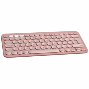 Teclado Logitech K380s Pebble Keys 2 Rosa - Ultradelgado Multidispositivo con Bluetooth - Imagen 2