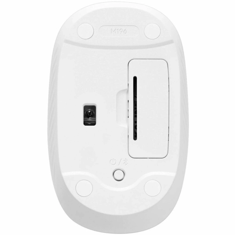 Logitech M196 Mouse Bluetooth Inalámbrico Compacto Pearl White - Diseño Ergonómico Sostenible - Imagen 3