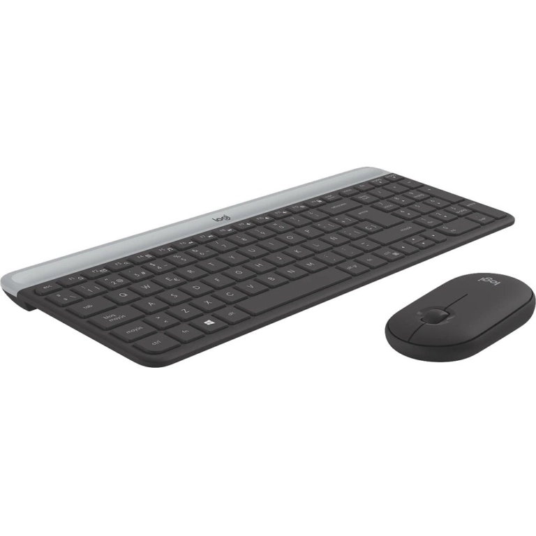 Logitech MK470 Combo Teclado y Mouse Inalámbrico Slim - Diseño Silencioso y Minimalista - Imagen 1