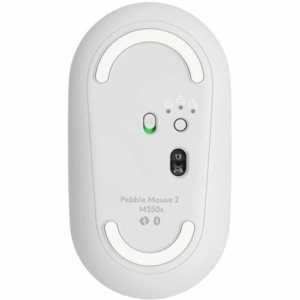 Logitech Pebble M350 Mouse Inalámbrico Bluetooth Ultradelgado con Click Silencioso - Blanco - Imagen 2