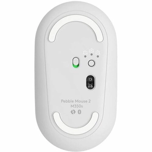 Logitech Pebble M350 Mouse Inalámbrico Bluetooth Ultradelgado con Click Silencioso - Blanco - Imagen 1