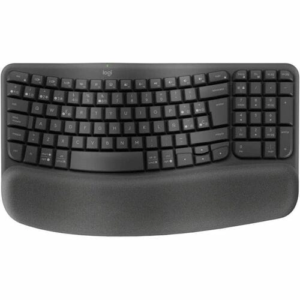 Logitech Wave Keys - Teclado Ergonómico Inalámbrico con Reposamuñecas Memoria Viscoelástica - Imagen 4
