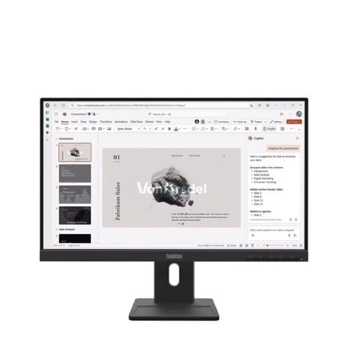 Monitor Lenovo ThinkVision E22-40 21.5" FHD 100Hz IPS - Protección Visual - Imagen 1