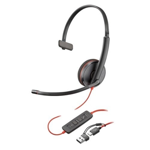Auriculares USB-C Poly Blackwire 3210 - Calidad Profesional para Videollamadas y Home Office - Imagen 1