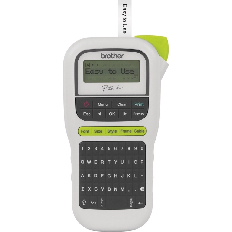 Brother PTH110 Rotuladora Electrónica Portátil - Etiquetadora Térmica para Hogar y Oficina - Imagen 1