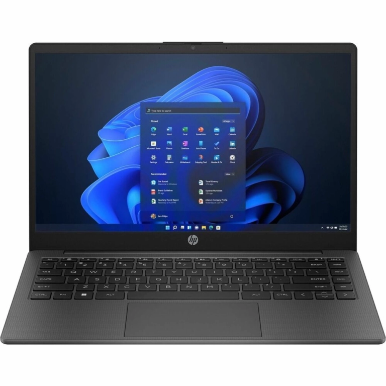 HP 245 G10 Portátil AMD Ryzen 3 14" 8GB/512GB SSD - Tu compañero productivo diario - Imagen 1